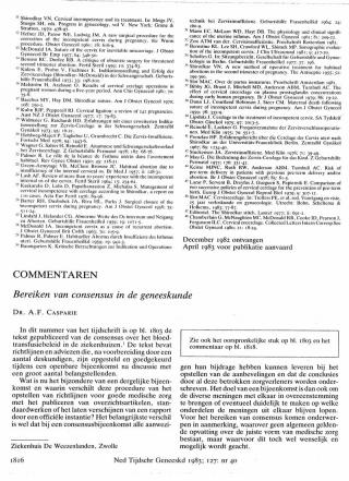 Eerste pagina van het artikel zoals het is gepubliceerd in het tijdschrift