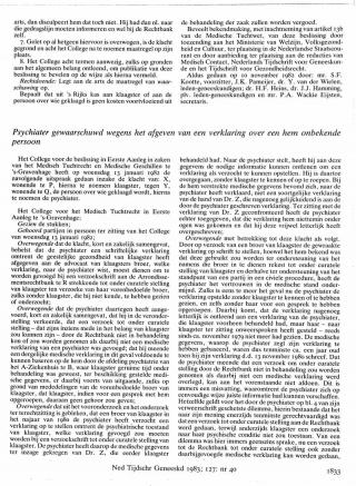 Eerste pagina van het artikel zoals het is gepubliceerd in het tijdschrift