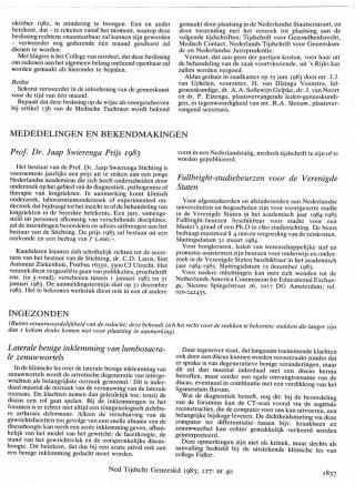 Eerste pagina van het artikel zoals het is gepubliceerd in het tijdschrift