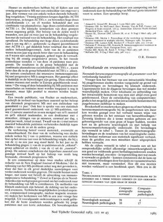 Eerste pagina van het artikel zoals het is gepubliceerd in het tijdschrift