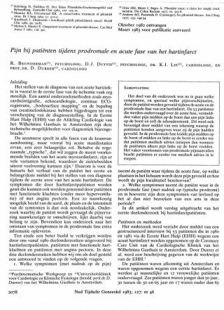 Eerste pagina van het artikel zoals het is gepubliceerd in het tijdschrift