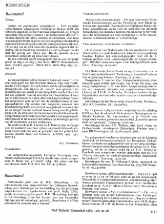 Eerste pagina van het artikel zoals het is gepubliceerd in het tijdschrift
