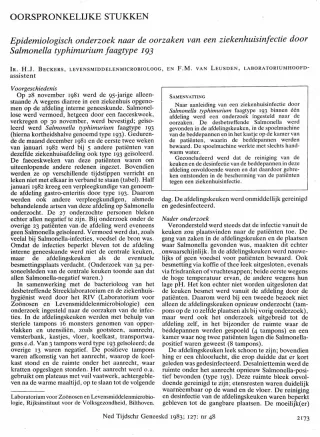 Eerste pagina van het artikel zoals het is gepubliceerd in het tijdschrift