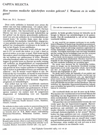 Eerste pagina van het artikel zoals het is gepubliceerd in het tijdschrift