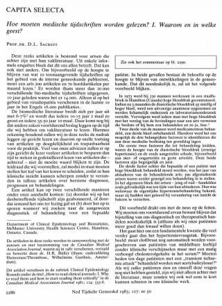 Eerste pagina van het artikel zoals het is gepubliceerd in het tijdschrift