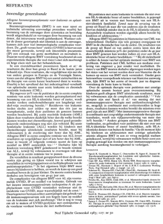 Eerste pagina van het artikel zoals het is gepubliceerd in het tijdschrift