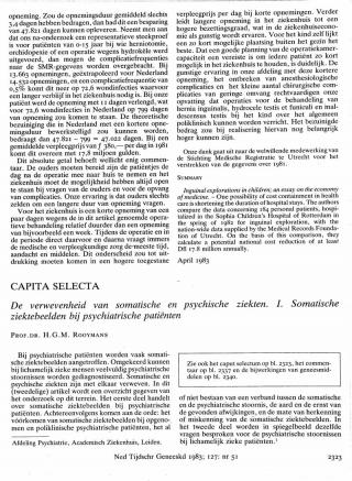 Eerste pagina van het artikel zoals het is gepubliceerd in het tijdschrift