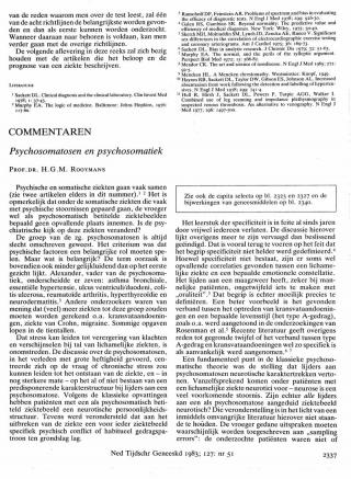 Eerste pagina van het artikel zoals het is gepubliceerd in het tijdschrift