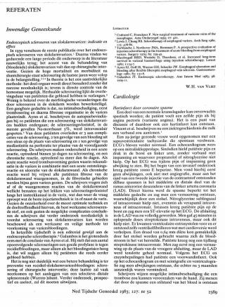 Eerste pagina van het artikel zoals het is gepubliceerd in het tijdschrift