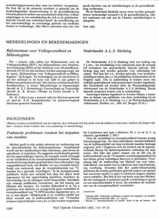 Eerste pagina van het artikel zoals het is gepubliceerd in het tijdschrift