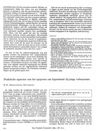 Eerste pagina van het artikel zoals het is gepubliceerd in het tijdschrift