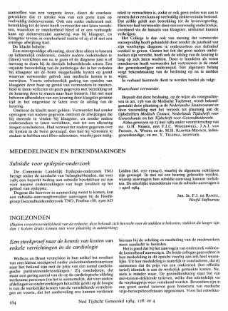 Eerste pagina van het artikel zoals het is gepubliceerd in het tijdschrift