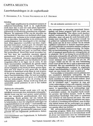 Eerste pagina van het artikel zoals het is gepubliceerd in het tijdschrift