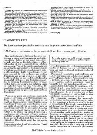 Eerste pagina van het artikel zoals het is gepubliceerd in het tijdschrift