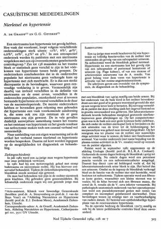 Eerste pagina van het artikel zoals het is gepubliceerd in het tijdschrift