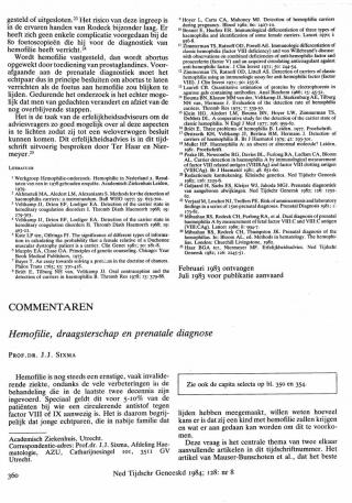 Eerste pagina van het artikel zoals het is gepubliceerd in het tijdschrift