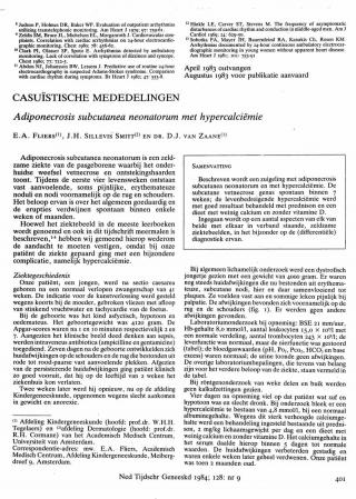 Eerste pagina van het artikel zoals het is gepubliceerd in het tijdschrift