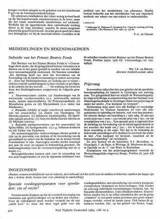 Eerste pagina van het artikel zoals het is gepubliceerd in het tijdschrift