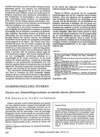 Eerste pagina van het artikel zoals het is gepubliceerd in het tijdschrift
