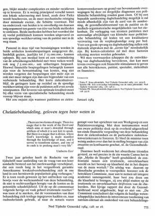 Eerste pagina van het artikel zoals het is gepubliceerd in het tijdschrift