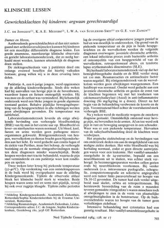 Eerste pagina van het artikel zoals het is gepubliceerd in het tijdschrift