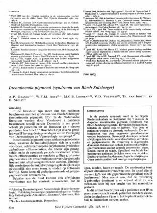 Eerste pagina van het artikel zoals het is gepubliceerd in het tijdschrift