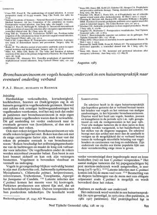 Eerste pagina van het artikel zoals het is gepubliceerd in het tijdschrift