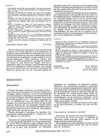 Eerste pagina van het artikel zoals het is gepubliceerd in het tijdschrift