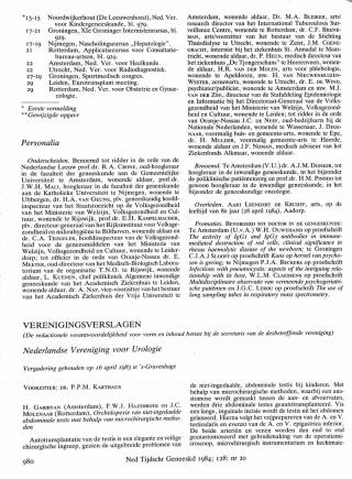 Eerste pagina van het artikel zoals het is gepubliceerd in het tijdschrift