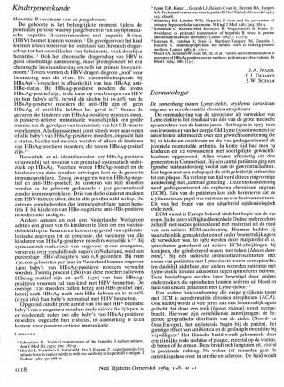 Eerste pagina van het artikel zoals het is gepubliceerd in het tijdschrift