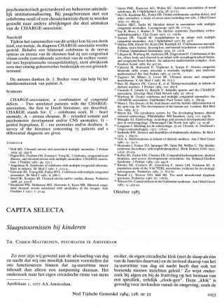 Eerste pagina van het artikel zoals het is gepubliceerd in het tijdschrift