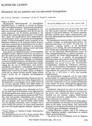 Eerste pagina van het artikel zoals het is gepubliceerd in het tijdschrift