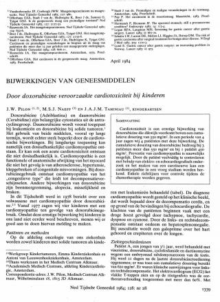 Eerste pagina van het artikel zoals het is gepubliceerd in het tijdschrift