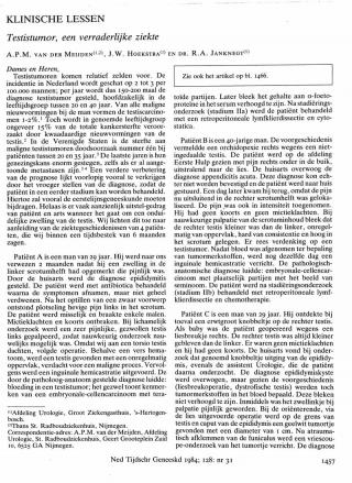 Eerste pagina van het artikel zoals het is gepubliceerd in het tijdschrift