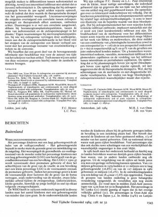 Eerste pagina van het artikel zoals het is gepubliceerd in het tijdschrift