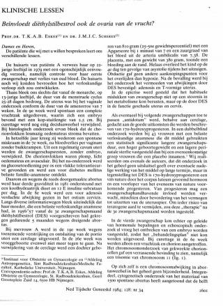 Eerste pagina van het artikel zoals het is gepubliceerd in het tijdschrift