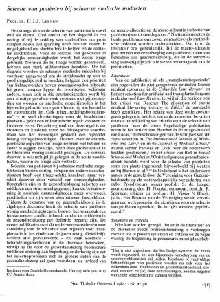 Eerste pagina van het artikel zoals het is gepubliceerd in het tijdschrift