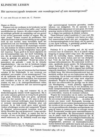 Eerste pagina van het artikel zoals het is gepubliceerd in het tijdschrift