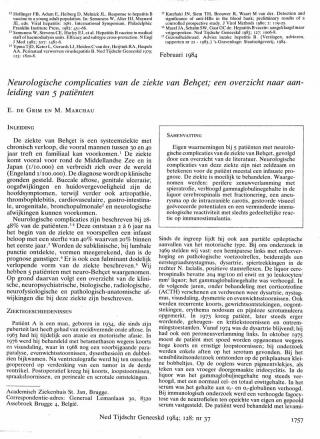 Eerste pagina van het artikel zoals het is gepubliceerd in het tijdschrift