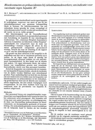 Eerste pagina van het artikel zoals het is gepubliceerd in het tijdschrift