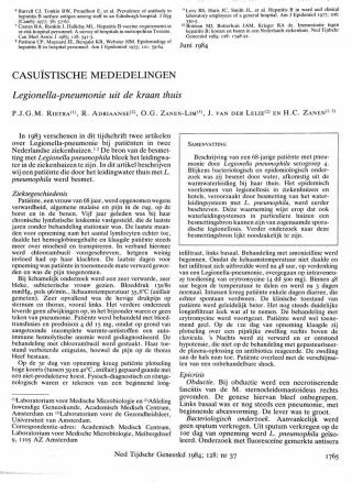 Eerste pagina van het artikel zoals het is gepubliceerd in het tijdschrift