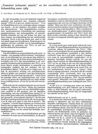 Eerste pagina van het artikel zoals het is gepubliceerd in het tijdschrift