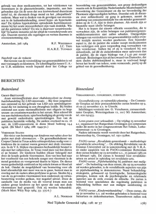Eerste pagina van het artikel zoals het is gepubliceerd in het tijdschrift