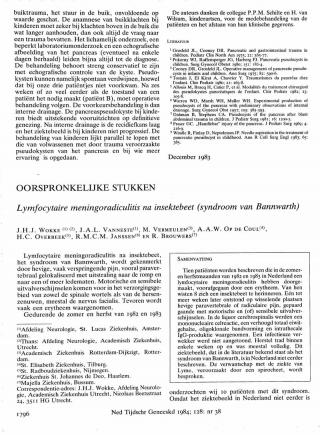 Eerste pagina van het artikel zoals het is gepubliceerd in het tijdschrift