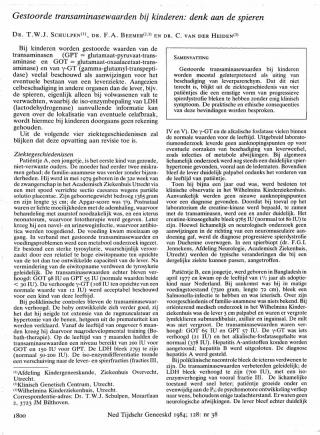 Eerste pagina van het artikel zoals het is gepubliceerd in het tijdschrift