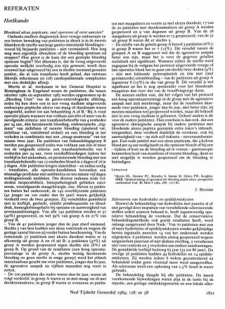 Eerste pagina van het artikel zoals het is gepubliceerd in het tijdschrift