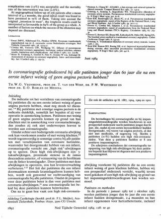 Eerste pagina van het artikel zoals het is gepubliceerd in het tijdschrift