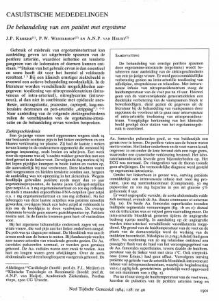 Eerste pagina van het artikel zoals het is gepubliceerd in het tijdschrift