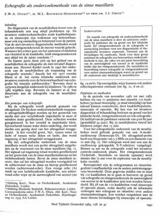 Eerste pagina van het artikel zoals het is gepubliceerd in het tijdschrift