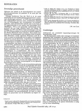 Eerste pagina van het artikel zoals het is gepubliceerd in het tijdschrift